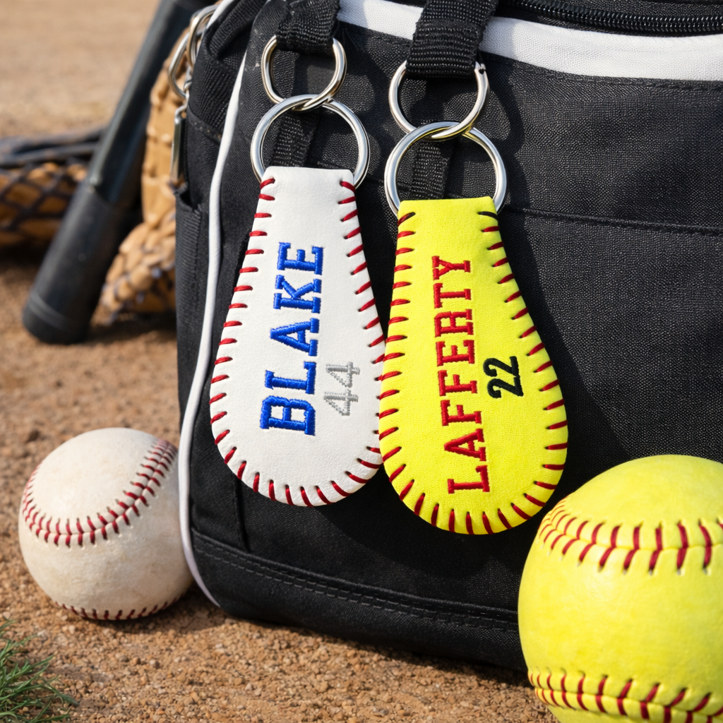 Baseball/Softball Key Fobs